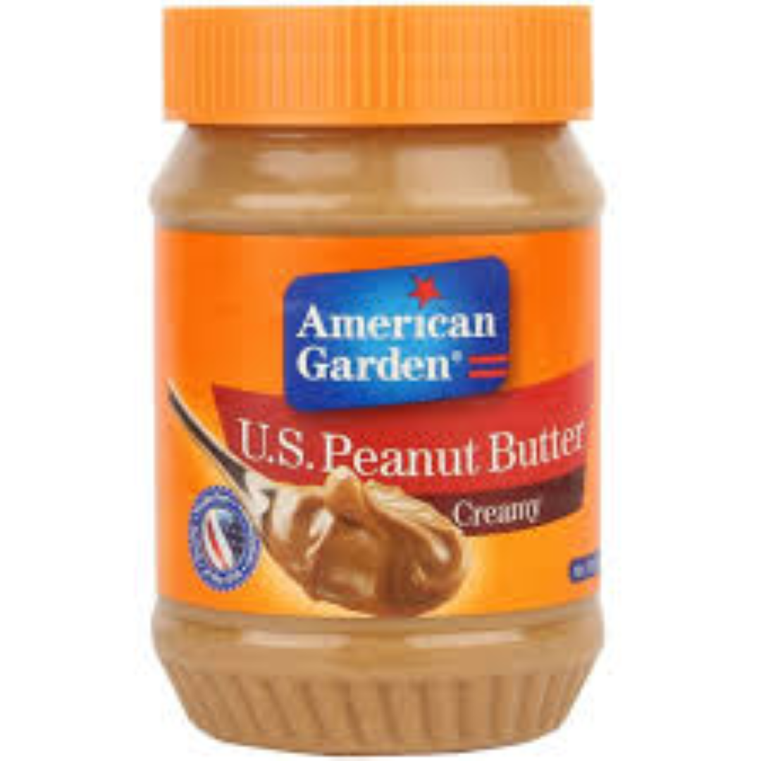 AMERICAN GARDEN SMOOTH PEANUT BUTTER 510G